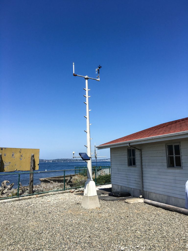A NOAA weather station