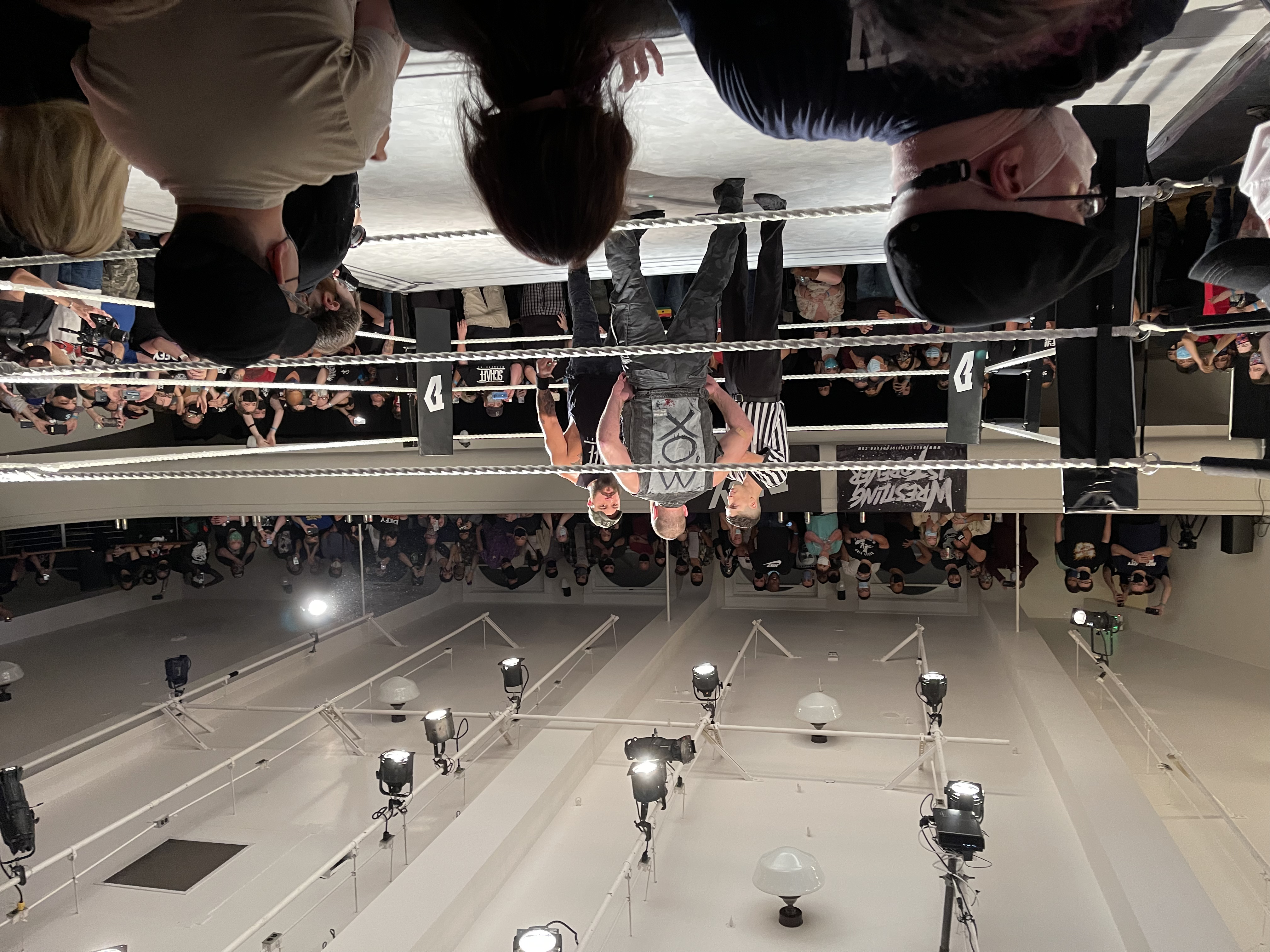 Moxley facing off with Schaff