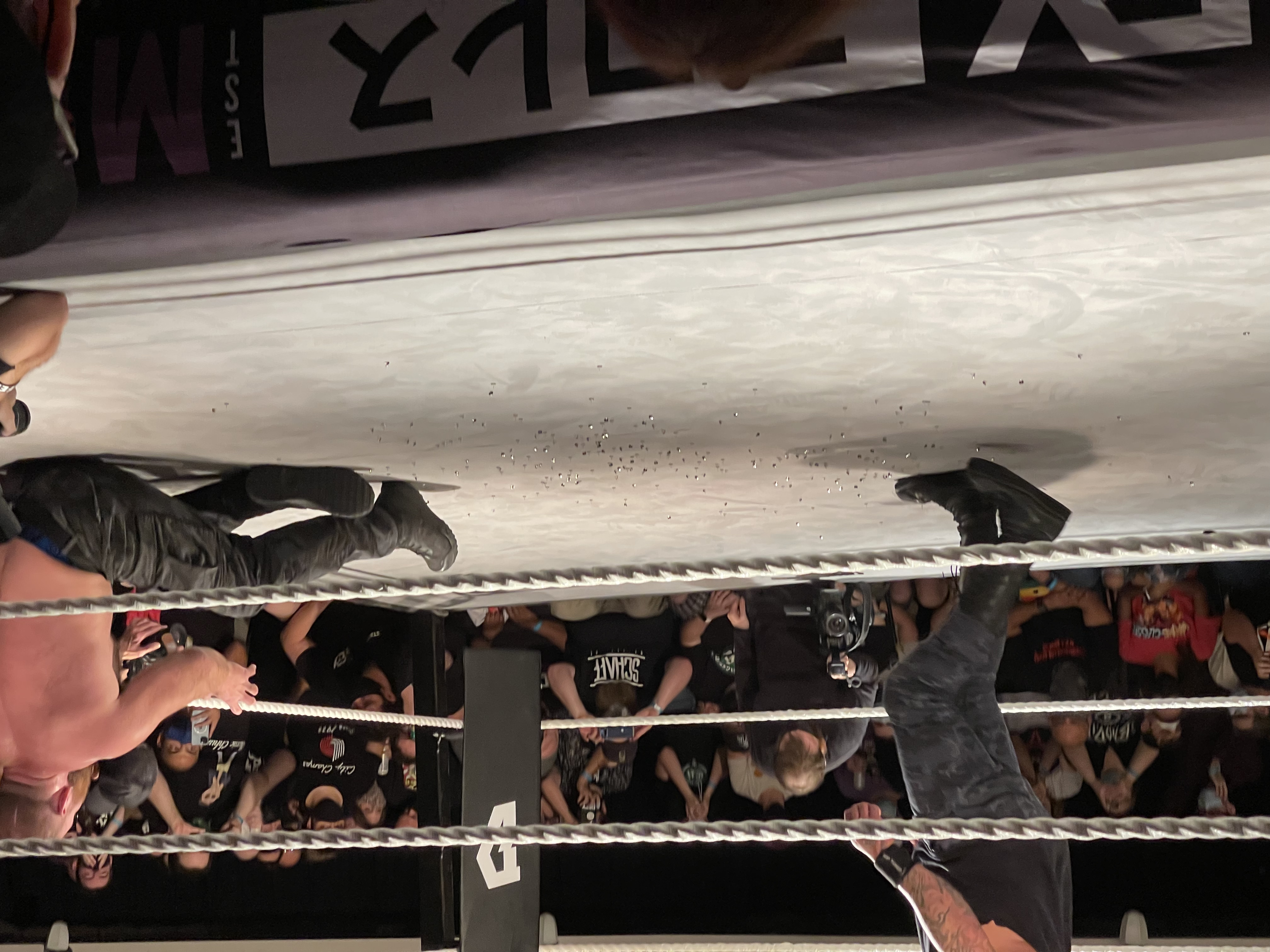 Thumbtacks on the mat