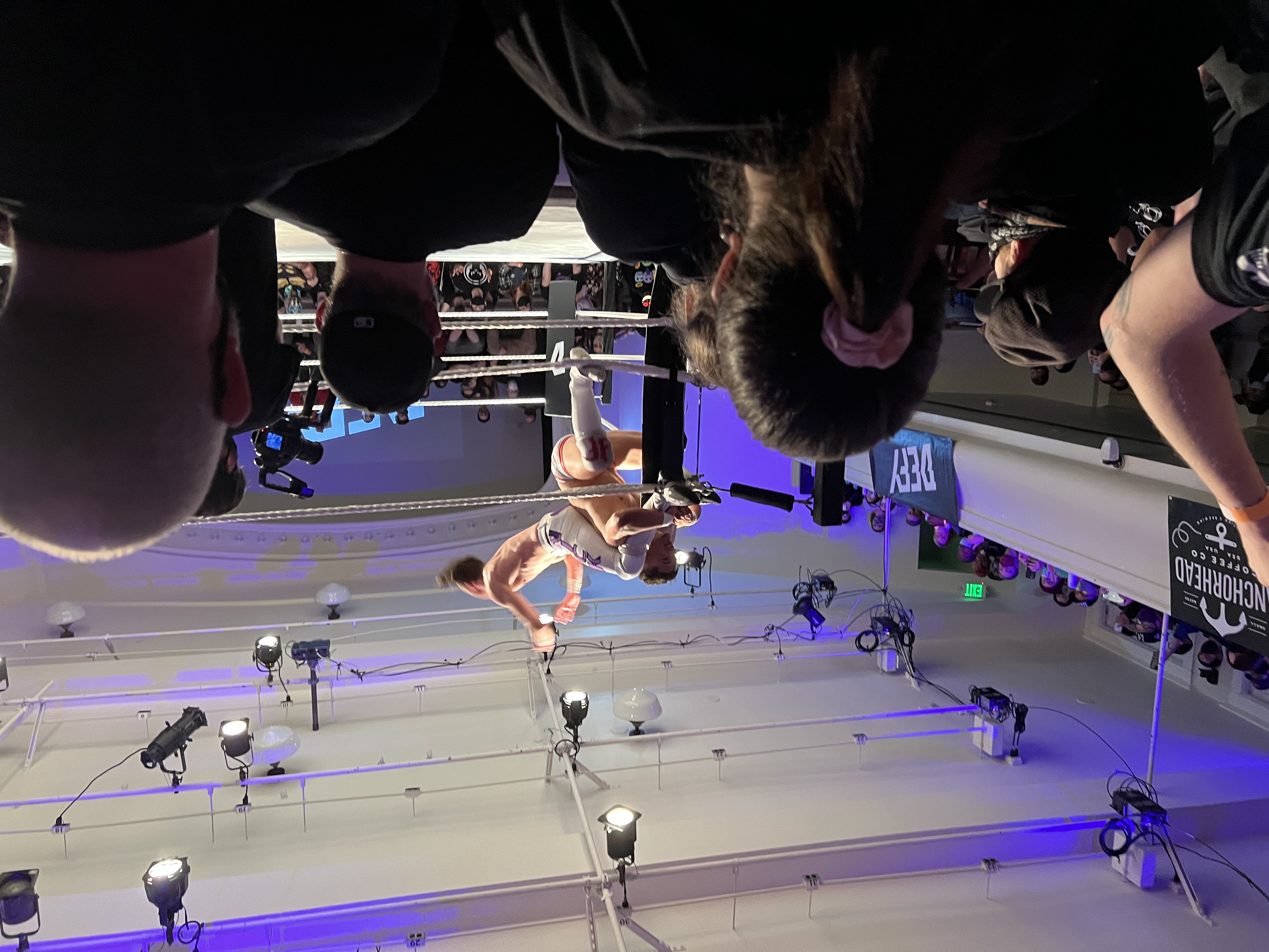 Top rope reverse Frankensteiner